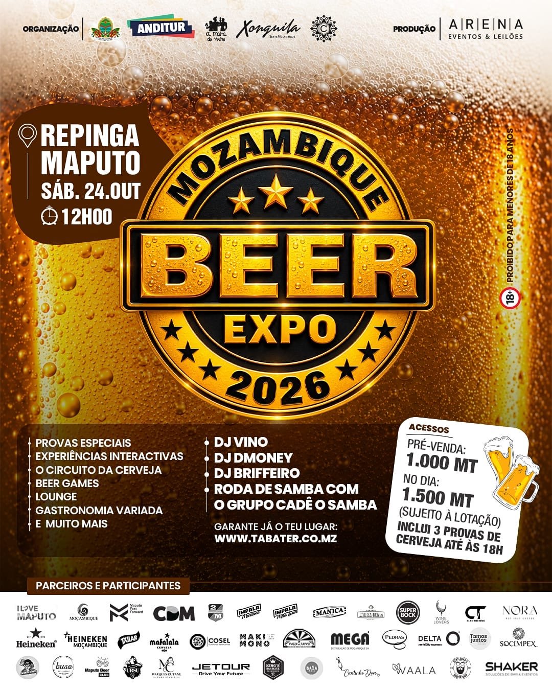 A Mozambique Beer Expo regressa a Maputo no dia 24 de outubro
